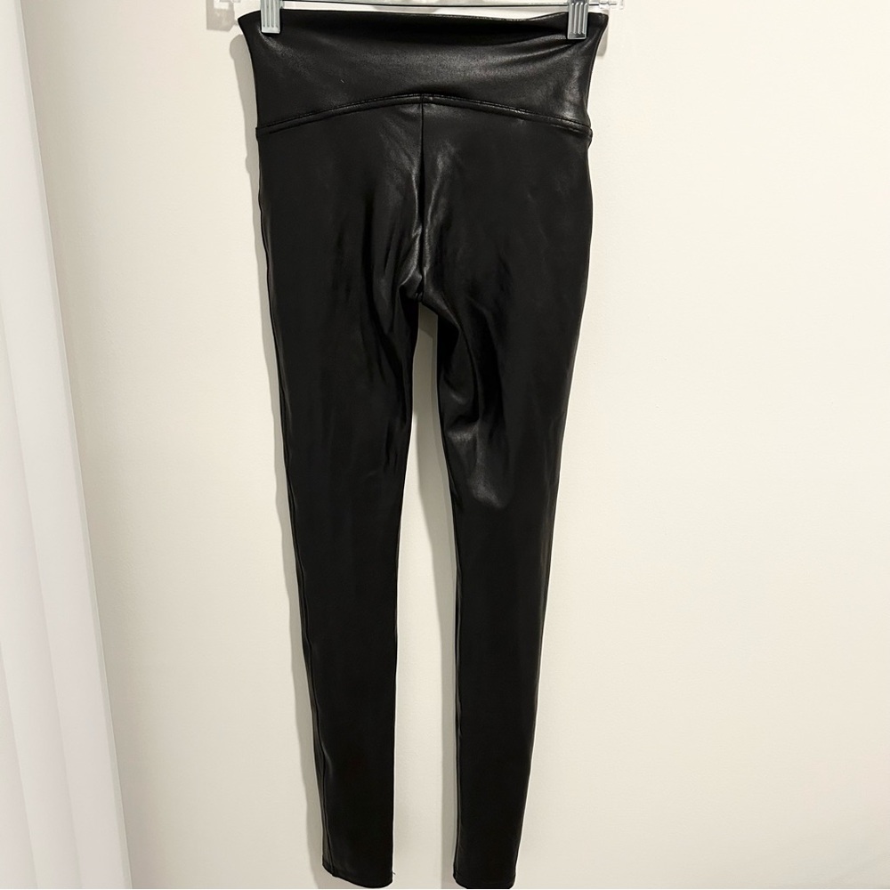 Spanx Faux Leather Leggings Black Size Small - Picture 7 of 10